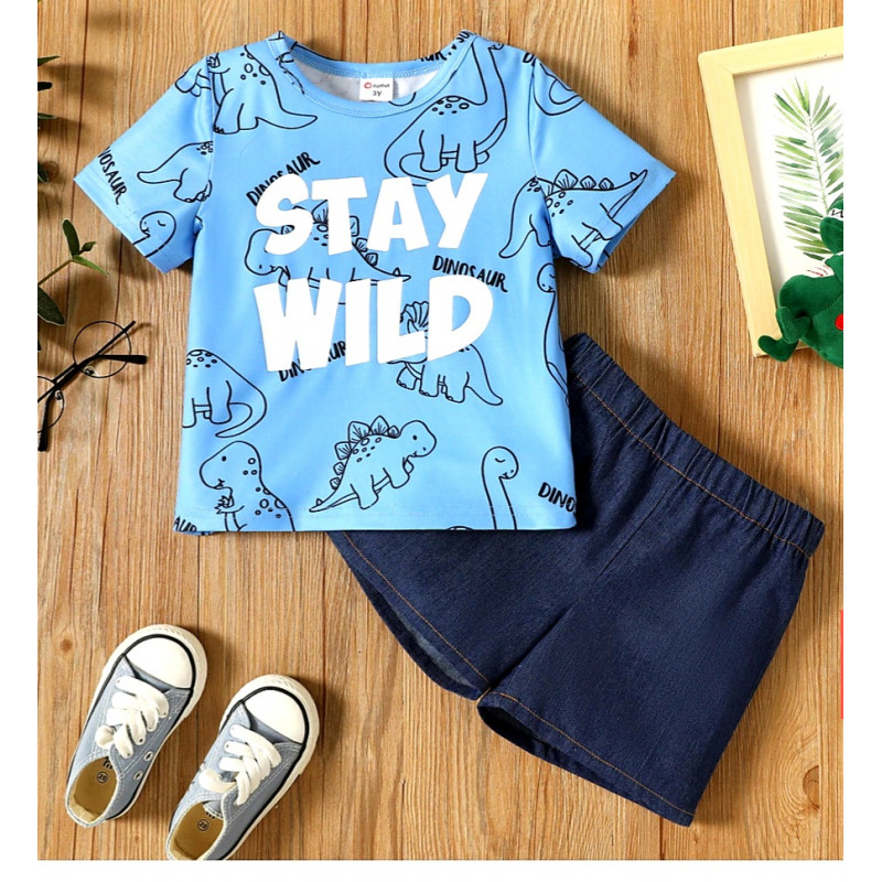 Conjunto short stay wild